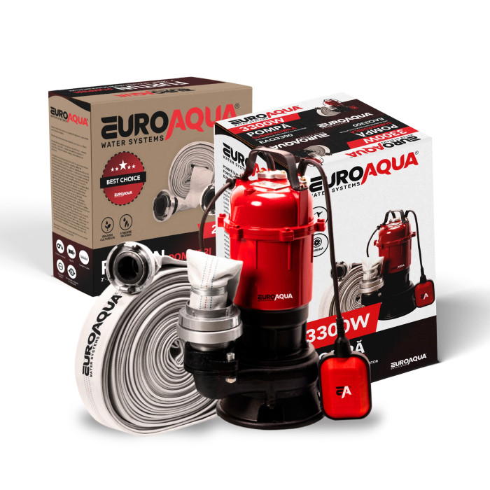 Pompa submersibila pentru apa murdara 3300 W, debit max. 25000 l/h, corp fonta Pompa submersibila pentru apa murdara 3300 W, debit max. 25000 l/h, corp fonta